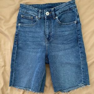Denim shorts